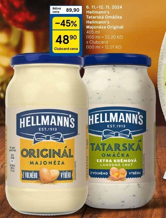Tatarská omáčka Hellmann'