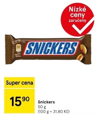 Tyčinka Snickers