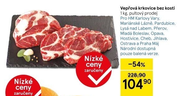 Vepřová krkovice bez kosti
