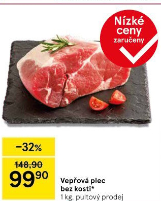 Vepřová plec bez kosti