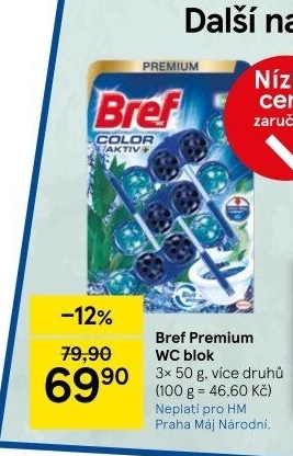 WC blok tuhý Premium Bref