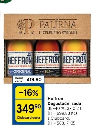 Degustační sada Heffron Panama