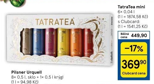 Kolekce miniatur Tatranský čaj Karloff