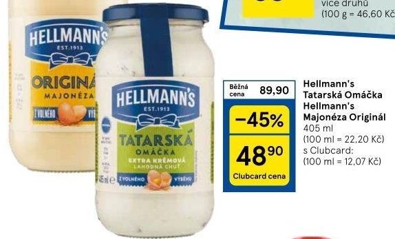 Tatarská omáčka Hellmann'