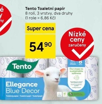 Toaletní papír 3vrstvý Tento