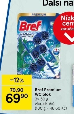 WC blok tuhý Premium Bref