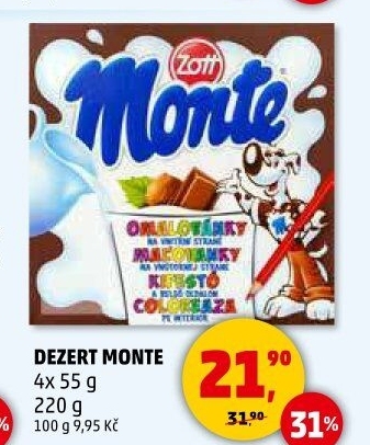 Dezert Monte Zott
