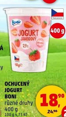 Jogurt ochucený Boni