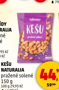 Kešu pražené Naturalia