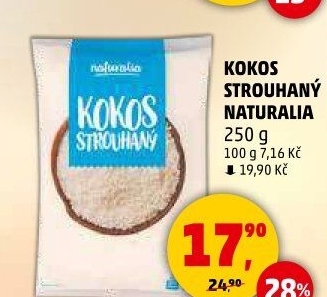 Kokos strouhaný Naturalia