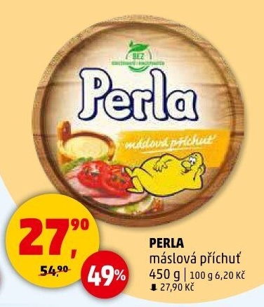 Margarín máslová příchuť Perla