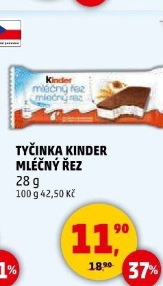 Řez mléčný Kinder