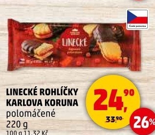 Rohlíčky linecké Karlova Koruna