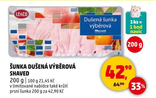 Šunka dušená výběrová LE&amp