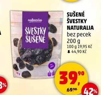 Švestky sušené Naturalia