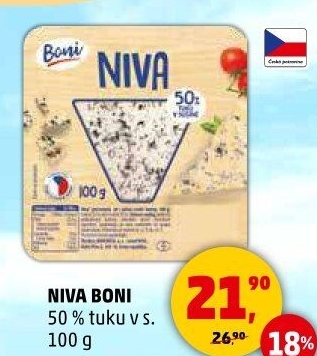 Sýr Niva 50% Boni
