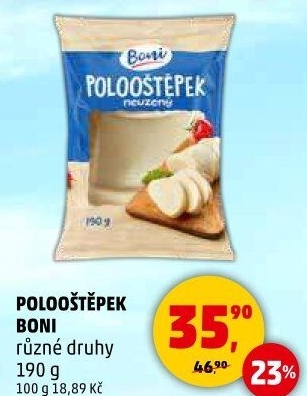 Sýr Polooštěpek Boni