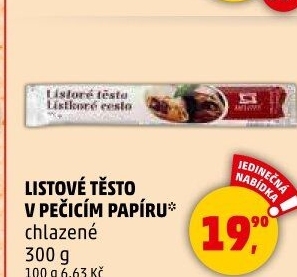 Těsto listové