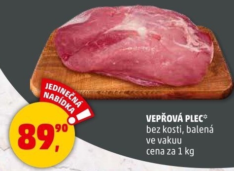 Vepřová plec bez kosti