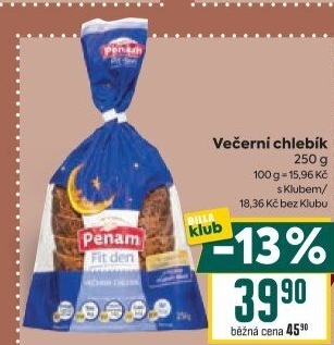 Chléb večerní Penam