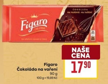 Čokoláda na vaření Figaro