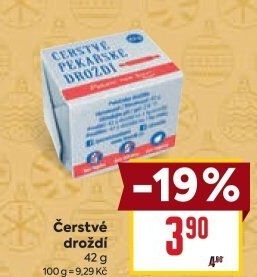 Droždí čerstvé