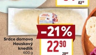 Knedlík houskový Srdce Domova