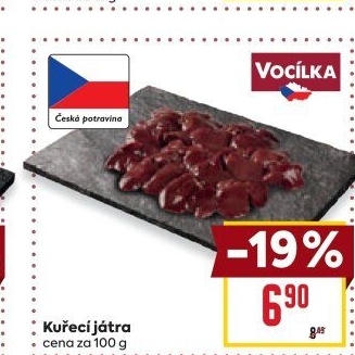 Kuřecí játra Vocílka