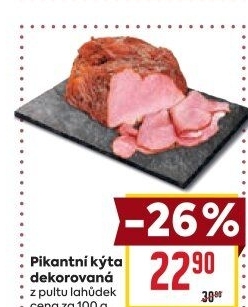 Kýta dekorovaná pikantní