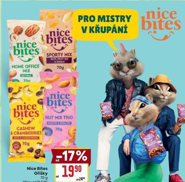 Ořechy Nice Bites