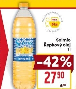 Řepkový olej Solmio