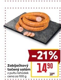 Salám zabijačkový točený