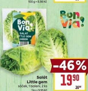 Salát little gem Billa Bonvia