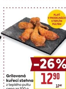Stehno kuřecí grilované
