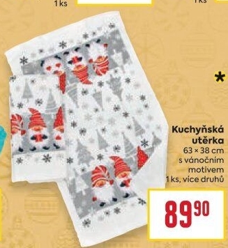 Utěrky látkové