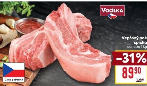 Vepřový bok špička Vocílka