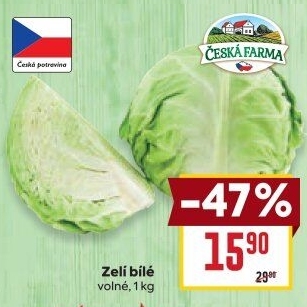 Zelí hlávkové bílé Česká farma