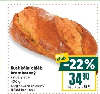 Chléb bramborový rustikální