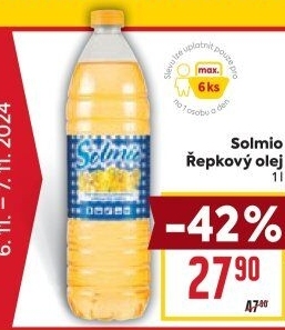 Řepkový olej Solmio