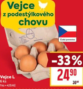 Vejce z podestýlky L