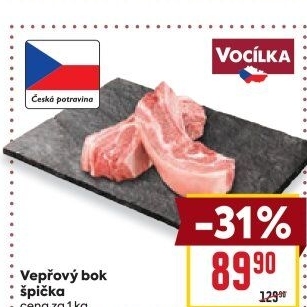 Vepřový bok špička Vocílka