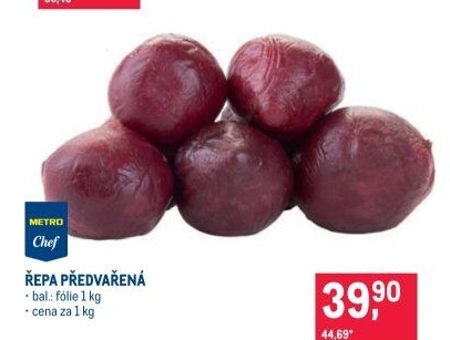 Červená řepa předvařená Metro Chef