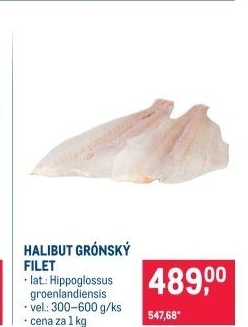 Halibut grónský filety