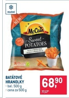 Hranolky batátové mražené McCain