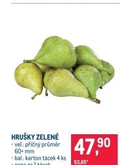 Hrušky zelené