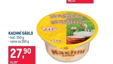 Kachní sádlo Jav