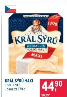 Sýr Hermelín Král sýrů