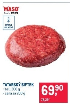 Tatarský biftek MASO Made by makro