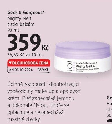 Čistící balzám Mighty Melt Geek &amp