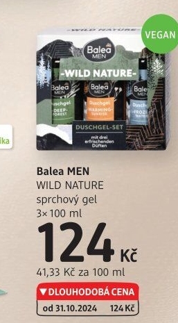 Dárková kazeta pánská Wild Nature Men Balea